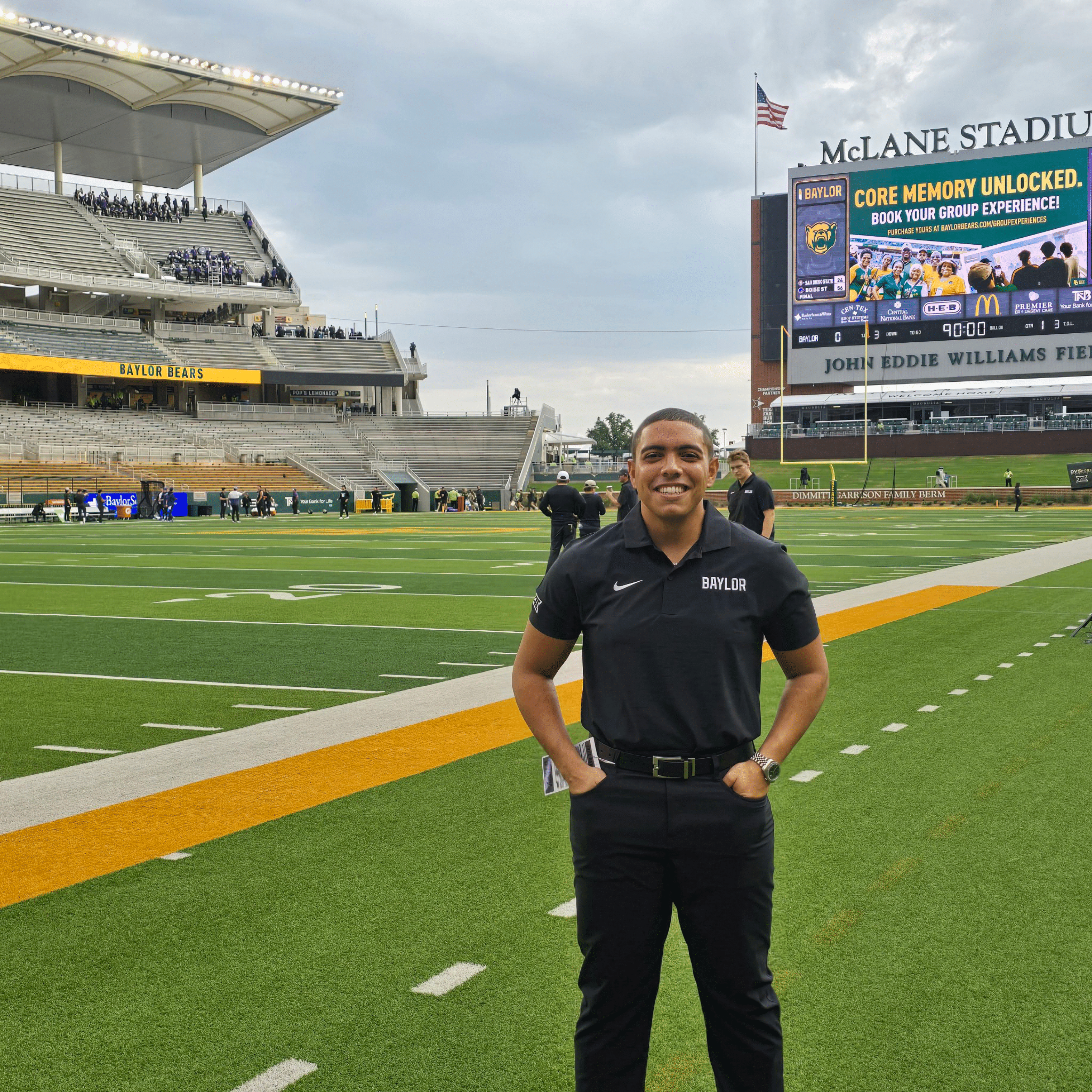Baylor Athletic Training Student at Clinical Education Site