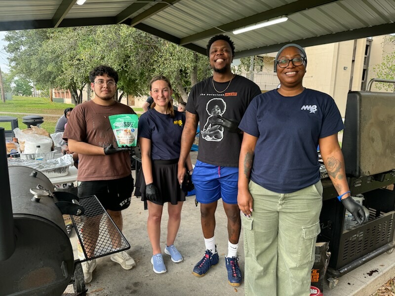 students smiling